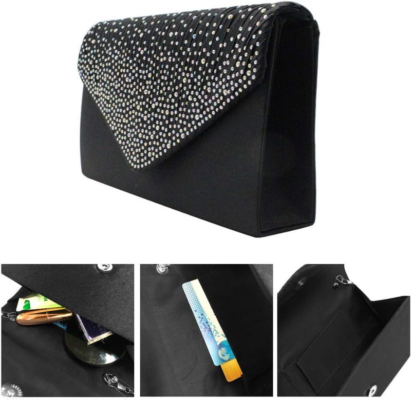 Groupcow New Ladies Evening Handbags Bridal Wedding Bag Handbag - Image 3