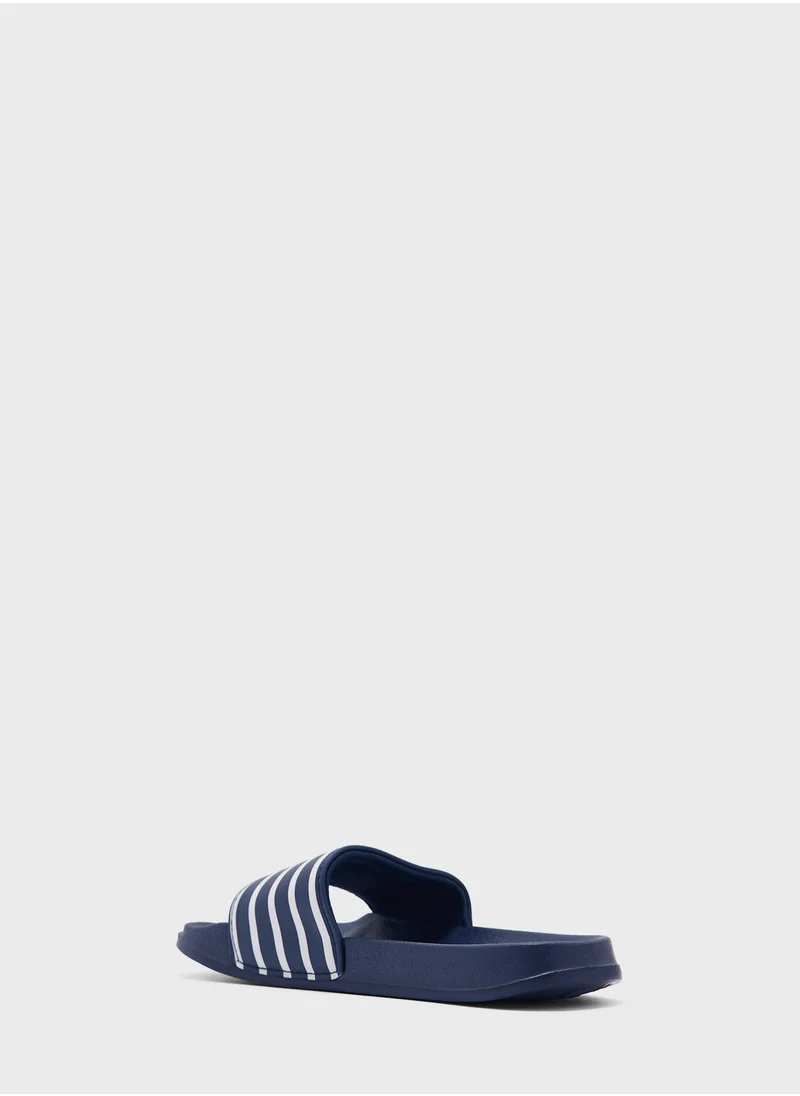 mothercare Striped Slider Sandals