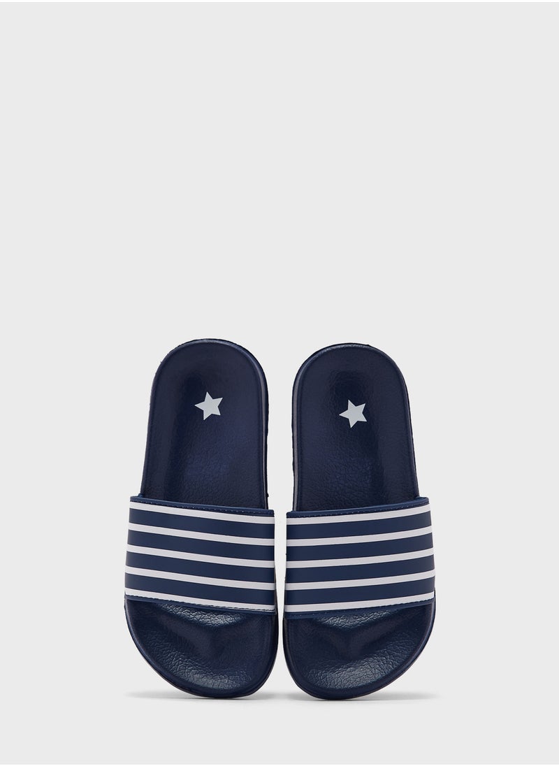 mothercare Striped Slider Sandals  - Image 3