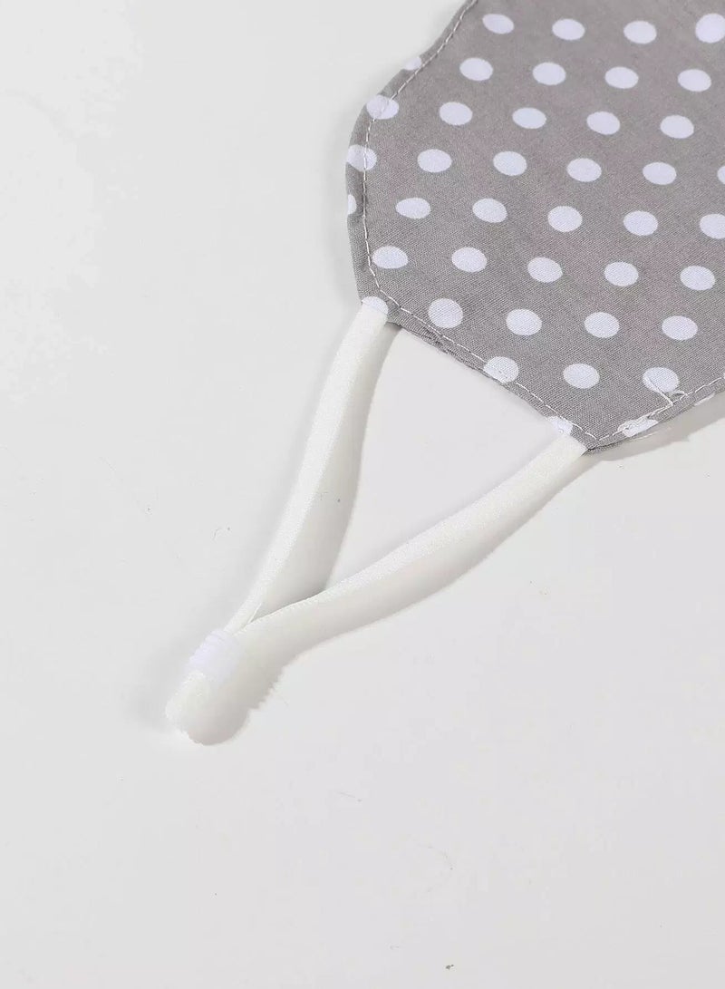 2pcs Polka Dot Face Covering  - Image 4