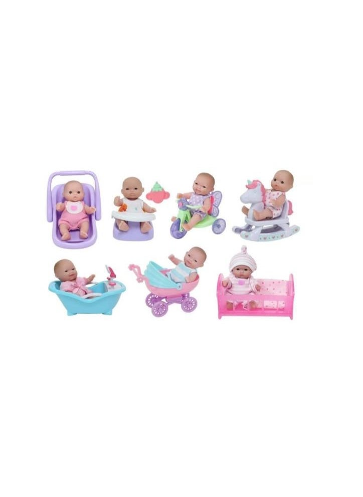 JC TOYS JC Toys  Lots to Love Baby Doll With Mini Accessories 5 inches - 1 Piece Only, Assorted/Styles May Vary  - Image 1