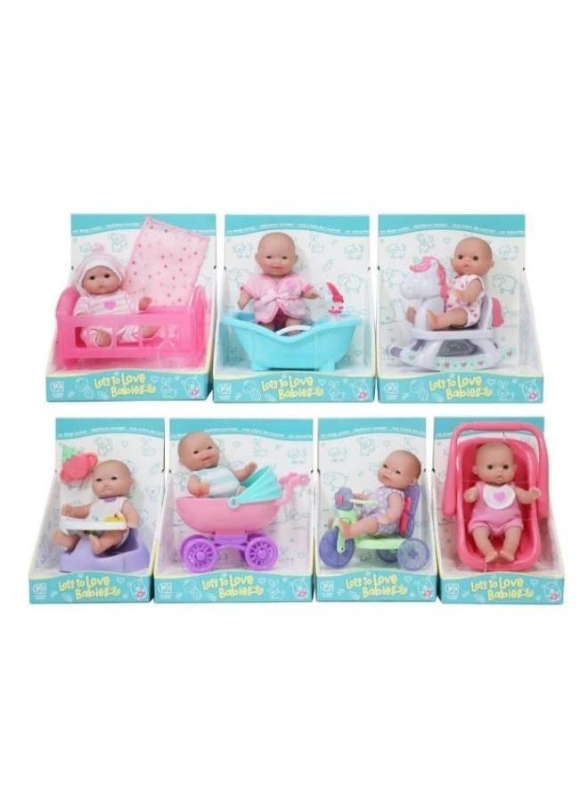 JC TOYS JC Toys  Lots to Love Baby Doll With Mini Accessories 5 inches - 1 Piece Only, Assorted/Styles May Vary  - Image 2