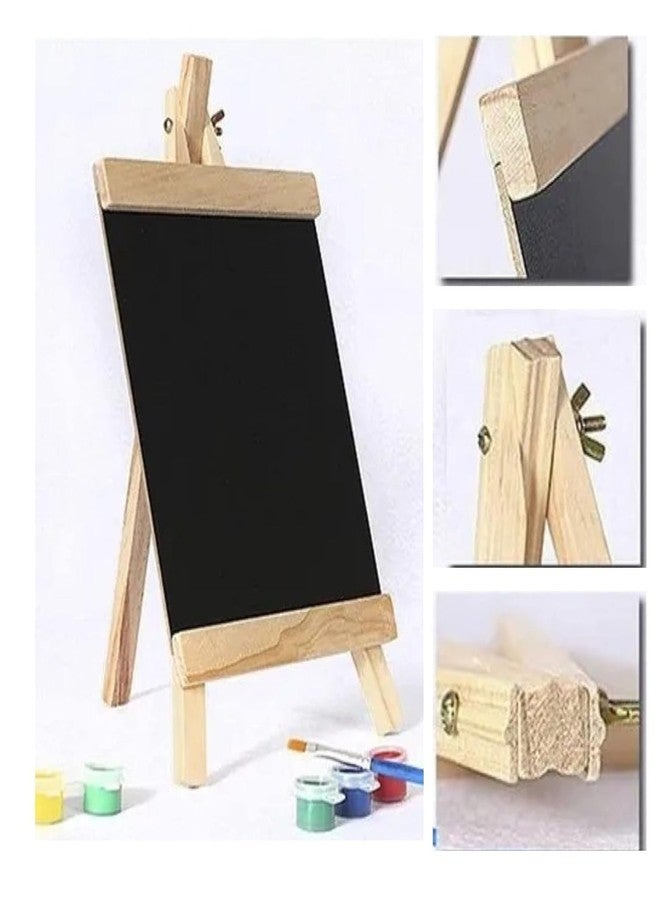 Prescent Black Board with Easel 9 inch Dimension for Custom Message, Kid's Learning, Display, Welcome Sign and Much More (Black Board with Easel) - Image 2