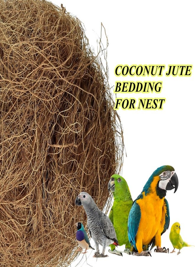 Smiling Pets Sterilized Natural Coconut Fiber for Bird Nest | 200gm Nesting Material for Birds, Parrots, and Small Pets | Comfortable Bedding for Nesting Box, Hideouts & Breeding - Image 3