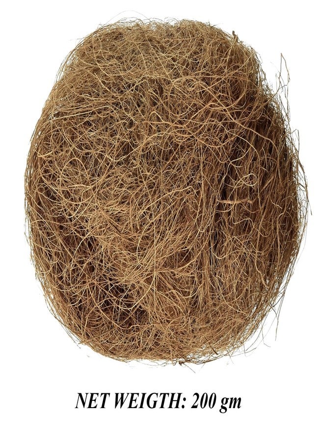 Smiling Pets Sterilized Natural Coconut Fiber for Bird Nest | 200gm Nesting Material for Birds, Parrots, and Small Pets | Comfortable Bedding for Nesting Box, Hideouts & Breeding - Image 5