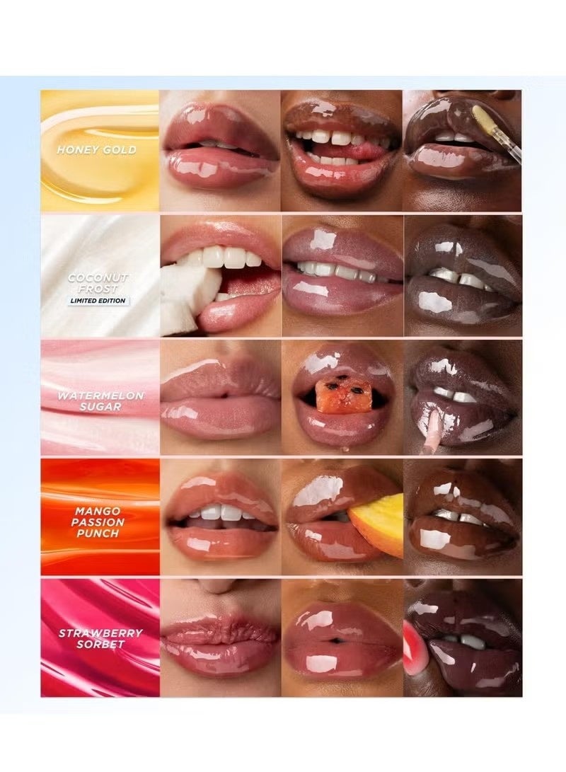 Gisou Honey Infused Hydrating Lip Oil, Nourishing Moisturizer for Dry Lips 8ml - Image 2