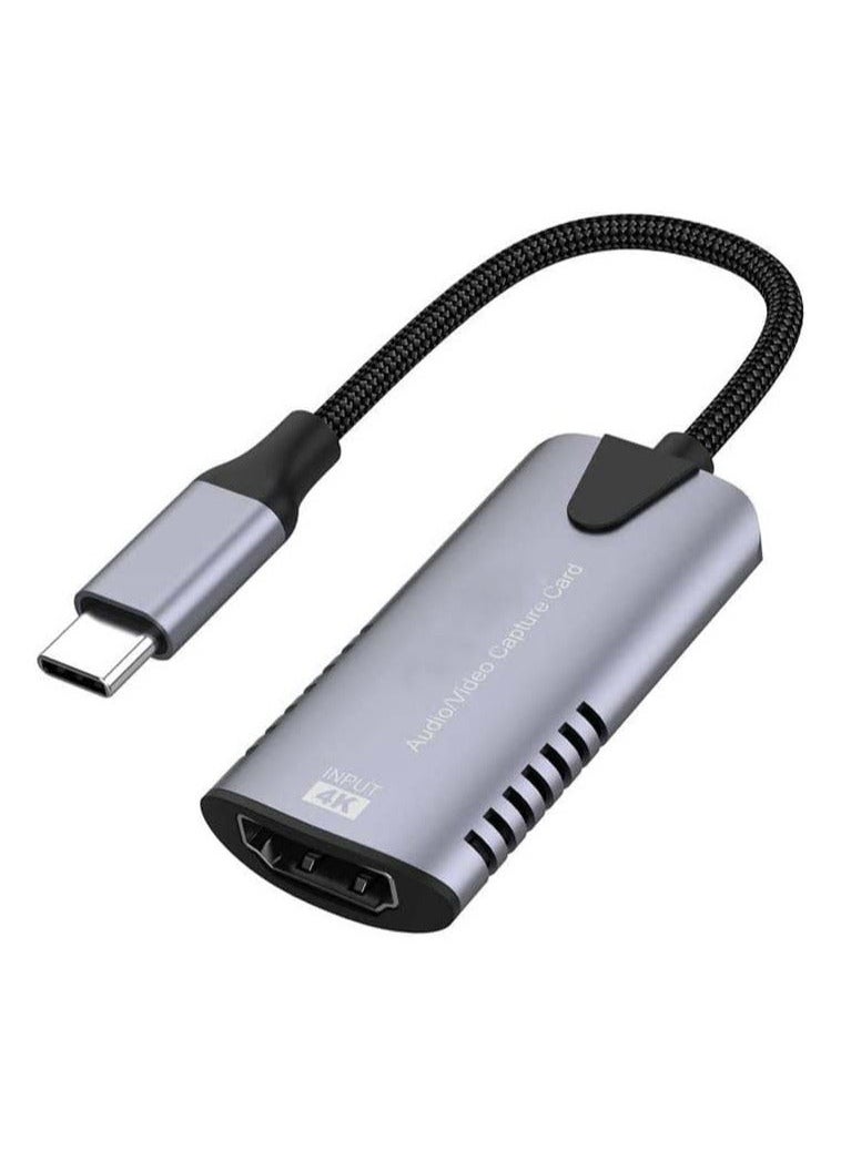Y&D Audio Video Capture Card 4K HDMI Device 1080P HD 30fps Live and Record Grabber for Gaming Streaming Teaching Conference  - Image 1
