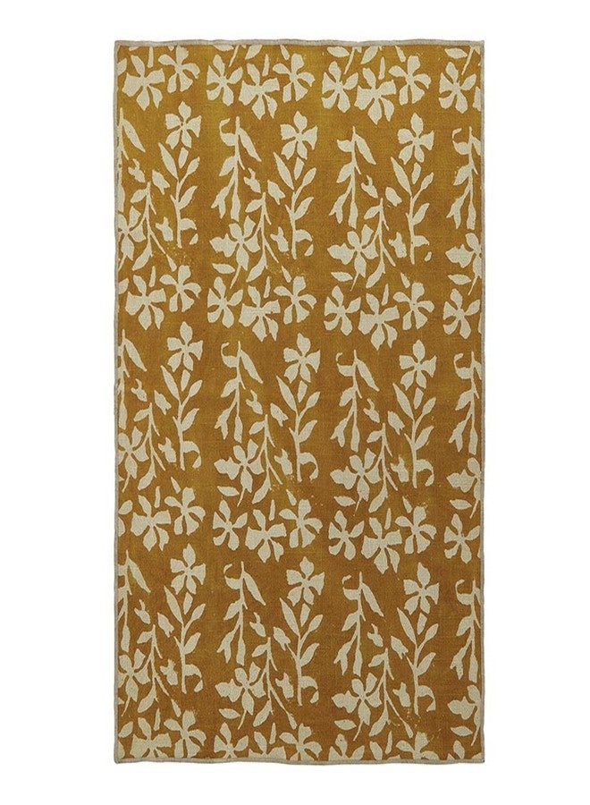 47th & Main Set of 2 Cotton Hand Towels, 28" x 18", Leafy Branch - Image 1