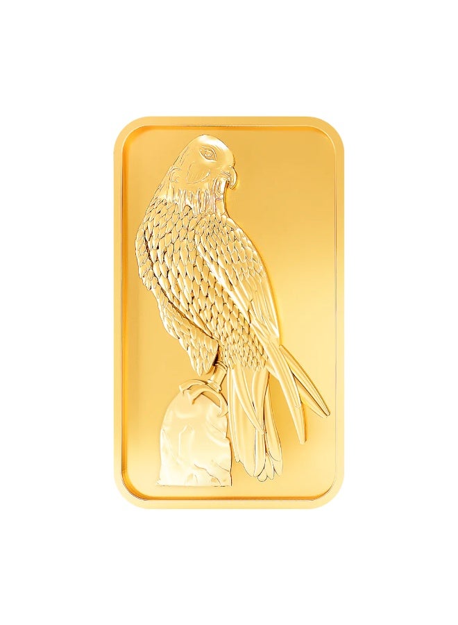 بي تي سي 2.5 جم سبيكة ذهب عيار 24 - الصقر - Image 2