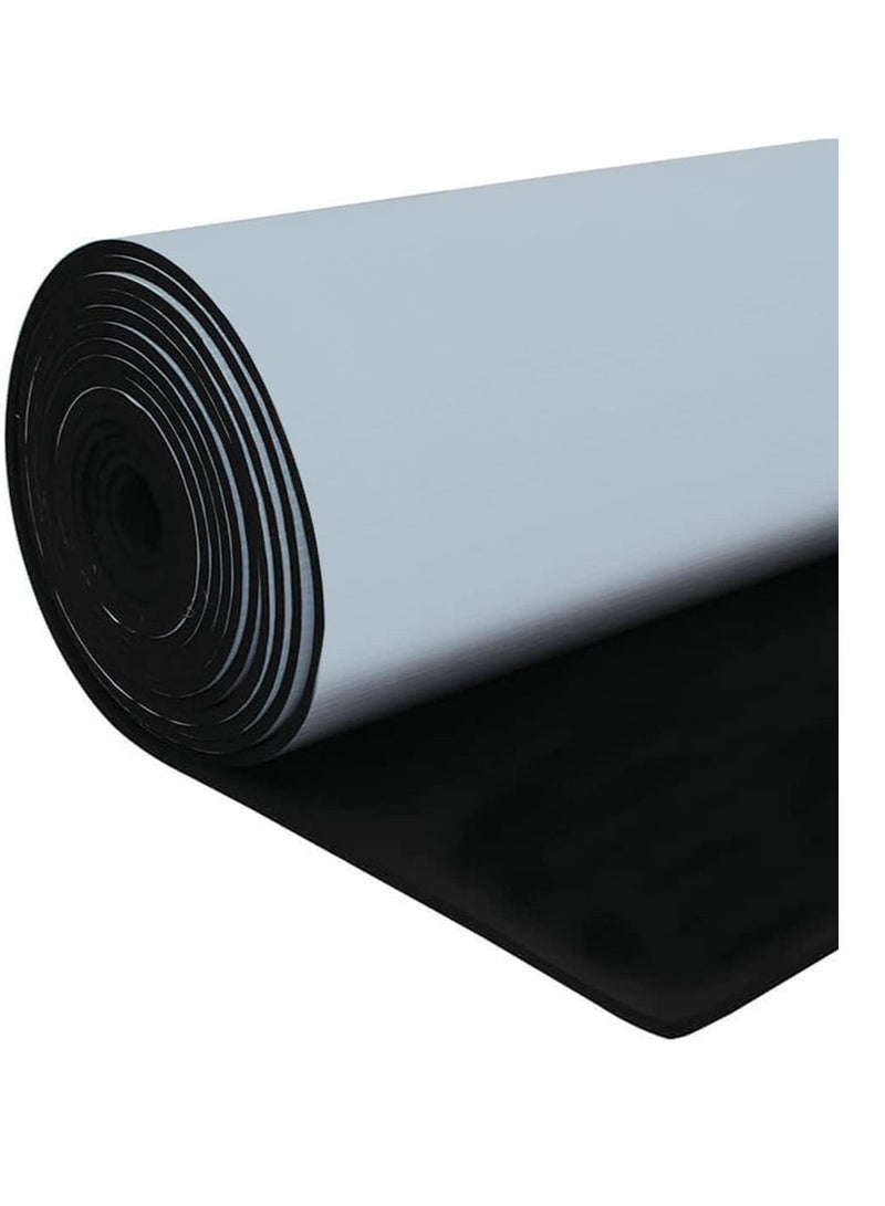 RACO RACO Pipe Insulation Foam Soft Rubber Sheet Roll to Protect Pipes and Heat Preservation Moisture-Proof Waterproof Thermal Insulation (25MM, SELF ADHESIVE) - Image 1