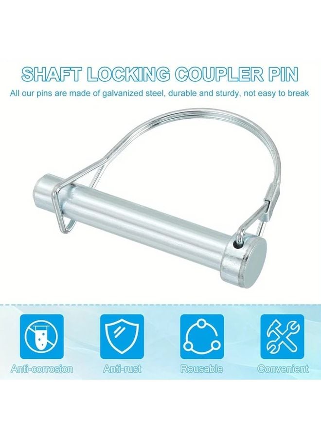 قطعتان من دبابيس قفل مقصورة المقطورة الفولاذية الثقيلة مع قفل سلك الأمان - Image 5