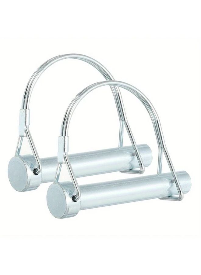 قطعتان من دبابيس قفل مقصورة المقطورة الفولاذية الثقيلة مع قفل سلك الأمان - Image 2