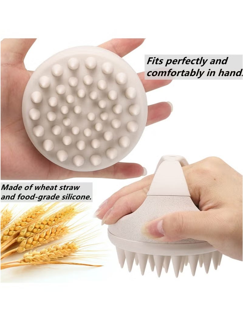 Scalp Massager Shampoo Brush,Scalp Brush for Washing Hair & Scalp Massager for Hair Growth,Scalp Scrubber/Exfoliator with Soft Bristles for Dandruff Removal,Head Massager for Wet & Dry - Image 4
