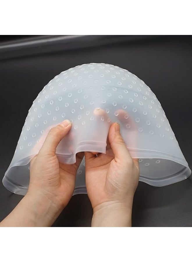 Renewable and washable silicone hair dye cap - comfortable size for all ages - highlighter cap for hair coloring - Image 5