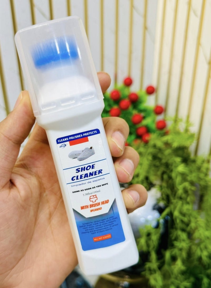 ZedAura Sneaker Cleaner Kit Deep Cleaning Solution with Premium Brush Multi-Material Shoe Cleaner for Sneakers, Basketball Shoes & Athletic Footwear Stain Remover - Image 2