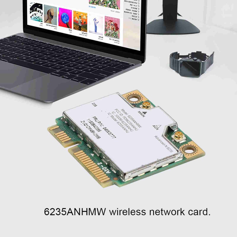 Wireless Network Card Mini PCI-E Interface Dual Band 300M Speed - Lenovo Dedicated Intel Centrino Advanced-N 6235ANHMW for Lenovo M93z M93P Desktop - Image 5
