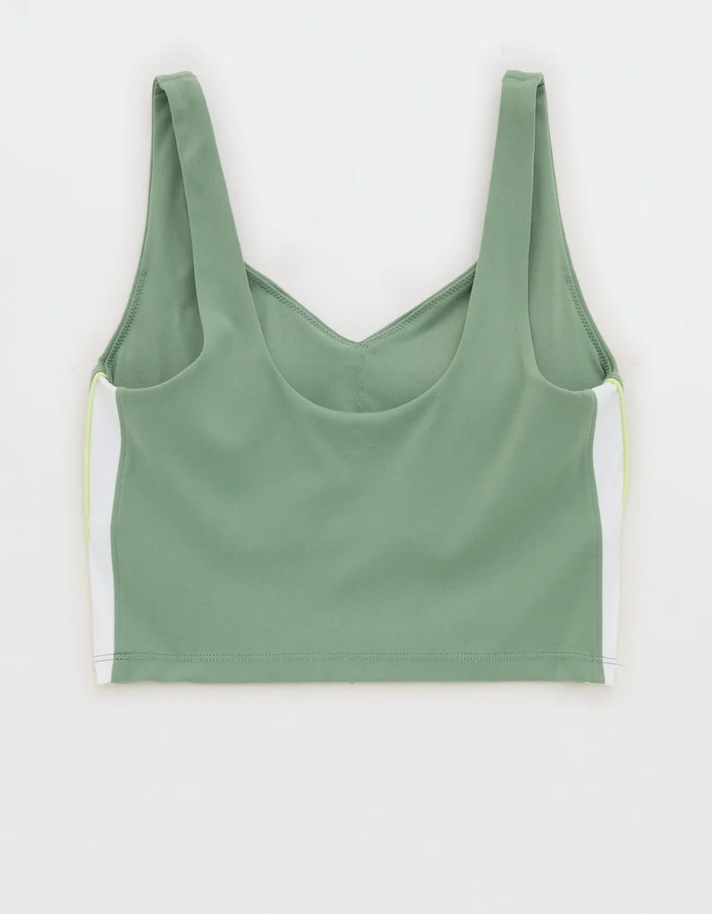 Aerie  OFFLINE By Aerie Real Me Track Low Key Longline Sports Bra for Women | Best Price UAE