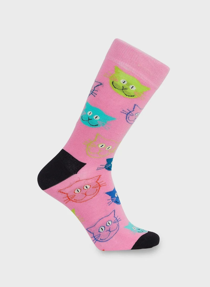 Happy Socks 3 Pack Assorted Socks Gift Set