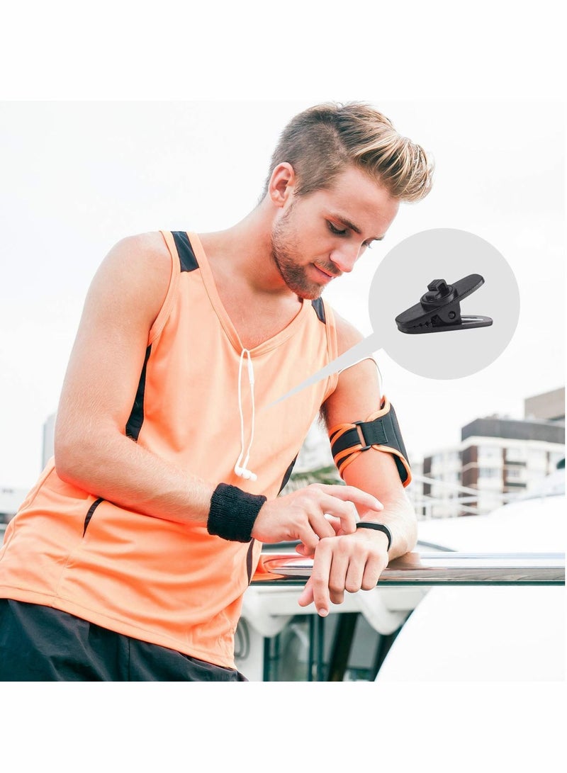 Y&D Earphone Wire Clips for Wire, Fixed Cable on The Clothes, 12 Pcs Black Most Headset - Image 5