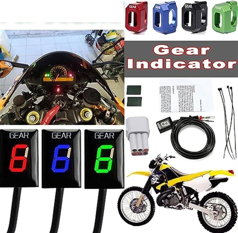 Vuzmode Motorcycle Speed Gear Display Indicator - Image 5
