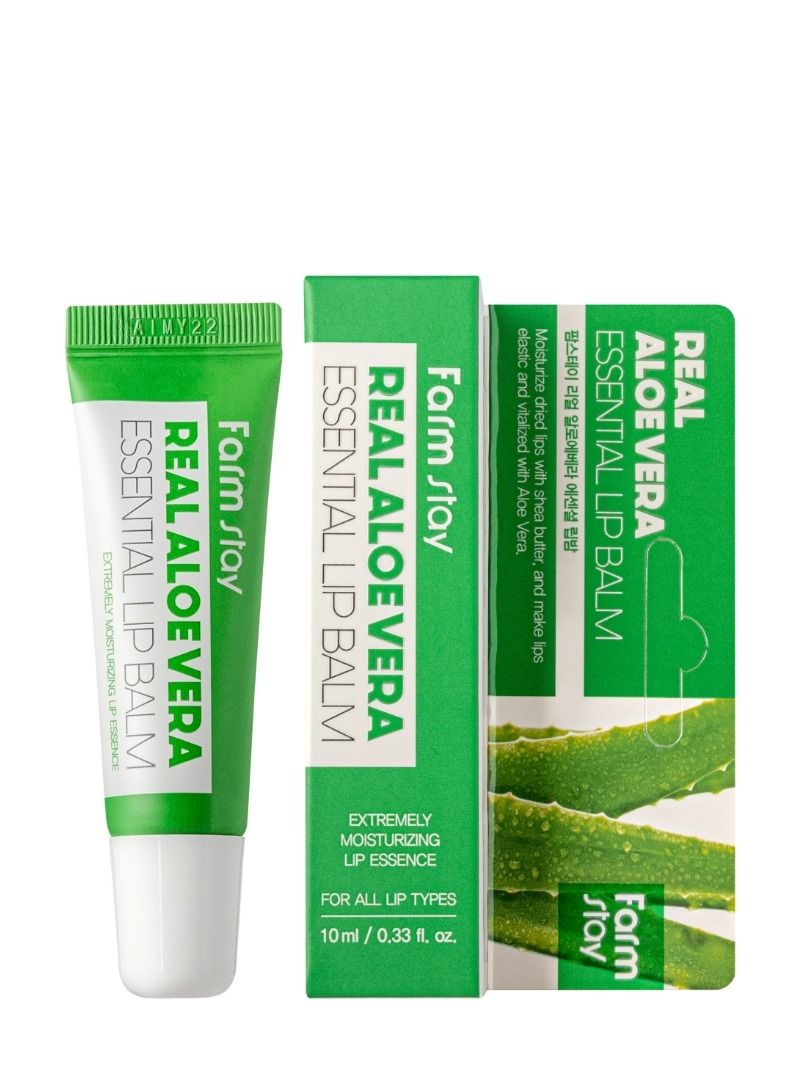 Farm Stay Real Aloe Vera Essential Lip Balm 10g  - Image 2