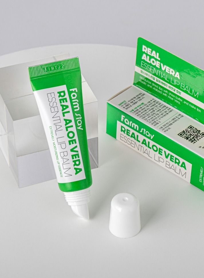 Farm Stay Real Aloe Vera Essential Lip Balm 10g  - Image 4