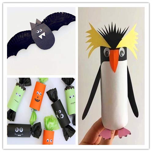 EMAAN 150 Pieces of 20mm Multicolor Round Wiggle Googly Eyes with Self-Adhesive - Image 4