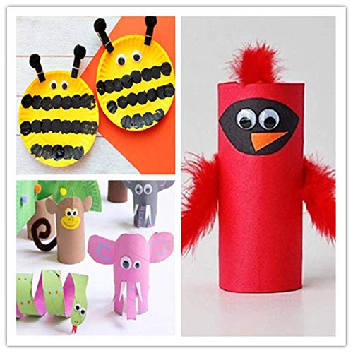 EMAAN 150 Pieces of 20mm Multicolor Round Wiggle Googly Eyes with Self-Adhesive - Image 5
