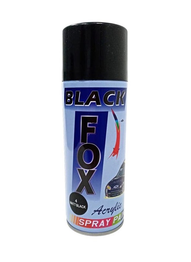 Black Fox Multi Purpose Car Spray Paint Matt Black Color  - Image 2