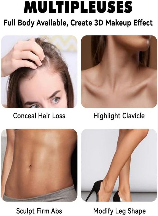 RedOak Multi-Use Cream Contour Highlighter, Blush and Bronzer Contour Stick - 01 Pearlesce NTGold - Image 4