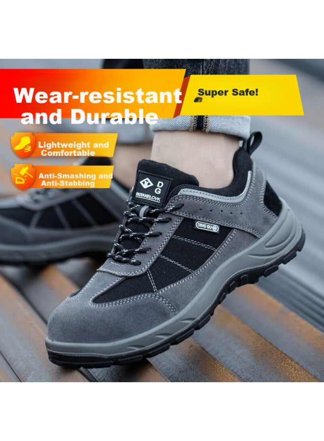 Dinggu Men'S Lightweight Steel Toe Cap Anti-Smashing Anti-Piercing Work Safety Shoes Jd855Huisj44 - Image 4