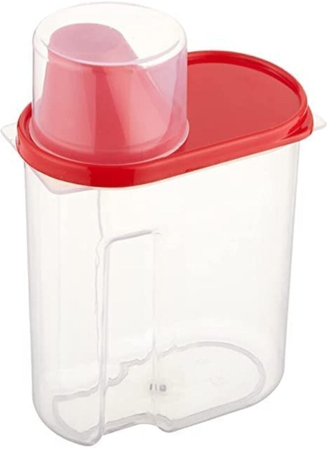 Generic Cereal Rice Pasta Grains Plastic Dispenser Storage Box with Lid  - Image 2