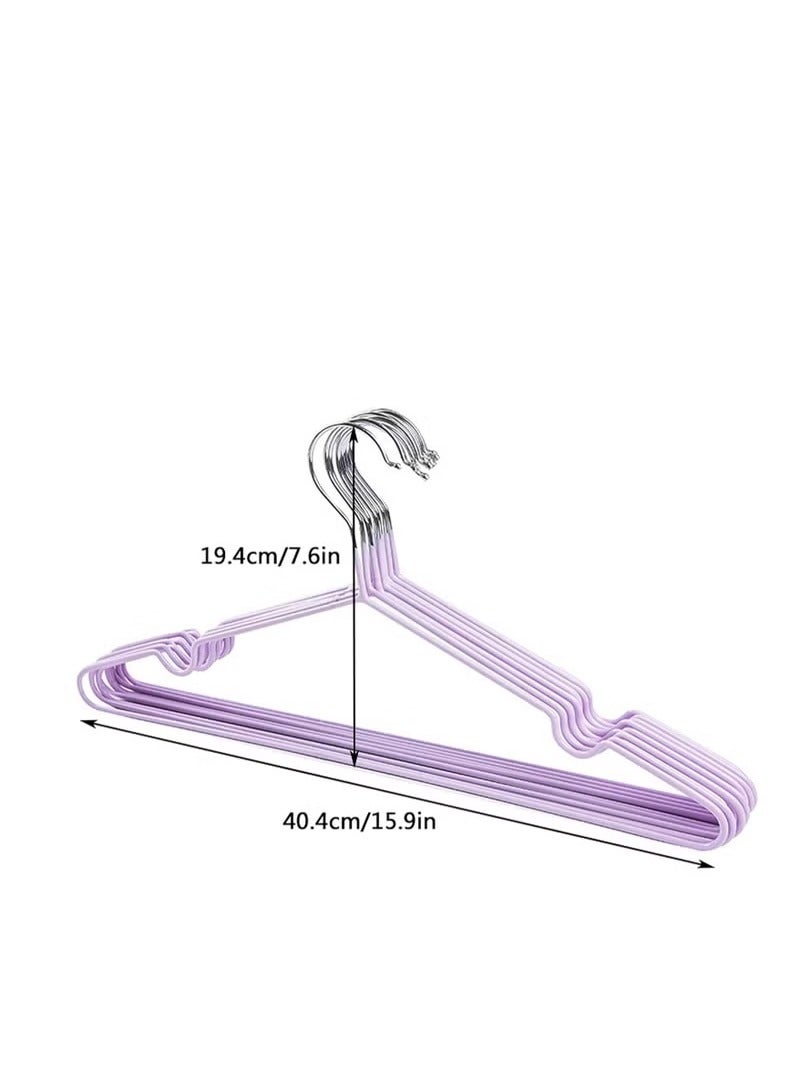 10 Pieces Non-Slip Hangers Set 40*20 cm (Multi-Color) - Image 4