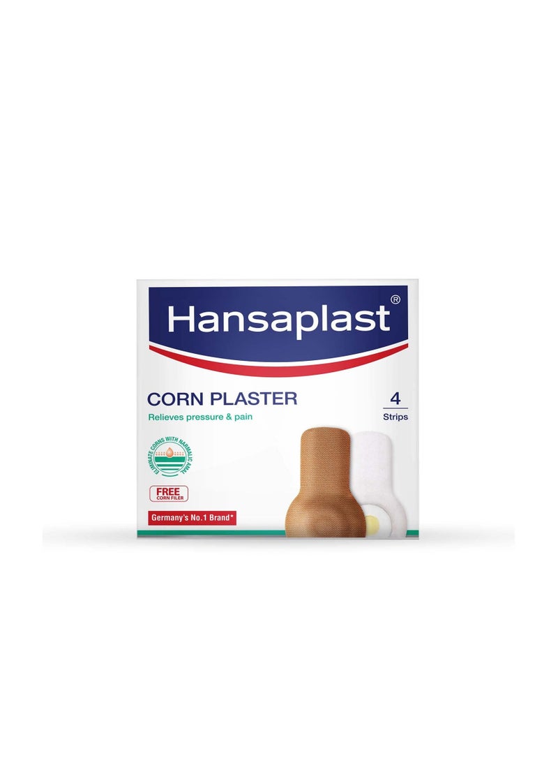 Hansaplast Corn Plaster Strips, Corn Removal Plaster for foot | 4 strips in each pack, (size: 76 X 28 mm) - pzsku/ZB993C31D91985FD8B5BFZ/45/_/1727941916/a2072083-6f8b-4909-a525-0b2d9d3d7992