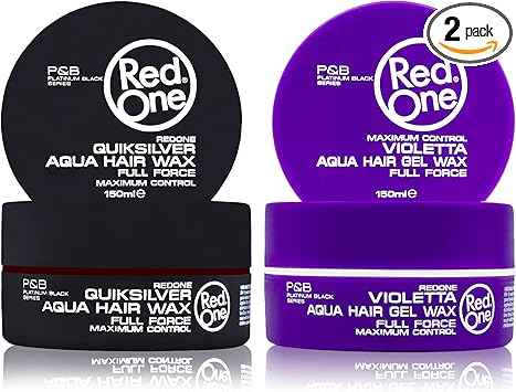 Redone Hair Styling Wax Grey Violetta 150ml Gel Wax Manol Mixcherry Lavender Scent Extra Hold Men Women Hair Wax Long Lasting Shine 2 PCS - Image 1