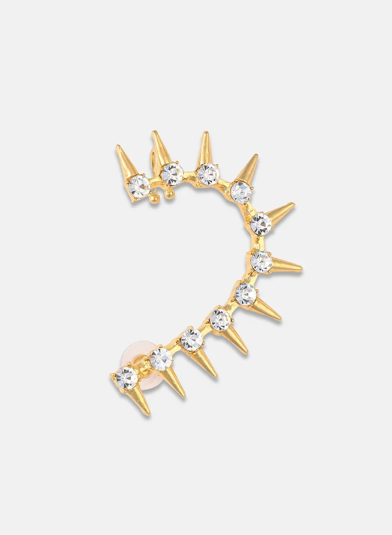 SOHI Spike Artificial Cuff Earring Jewellery