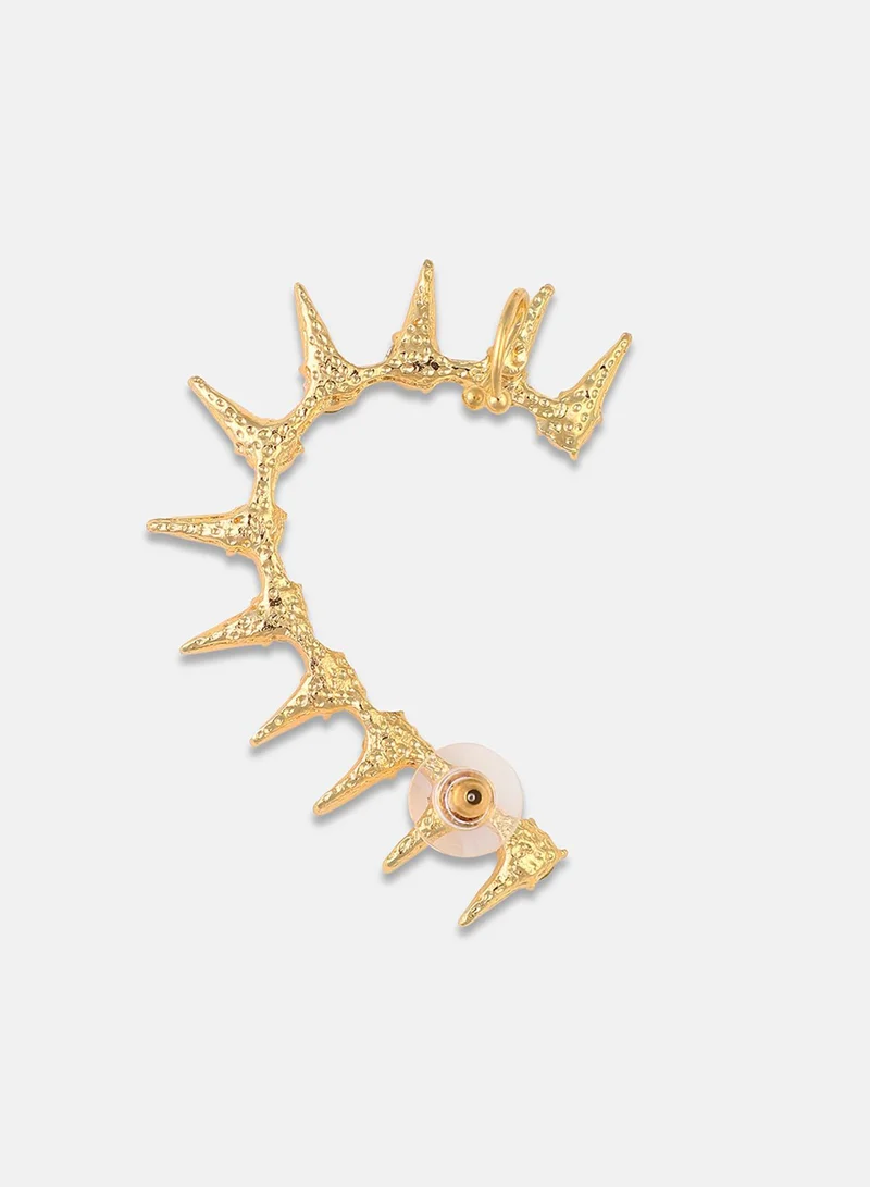 SOHI Spike Artificial Cuff Earring Jewellery