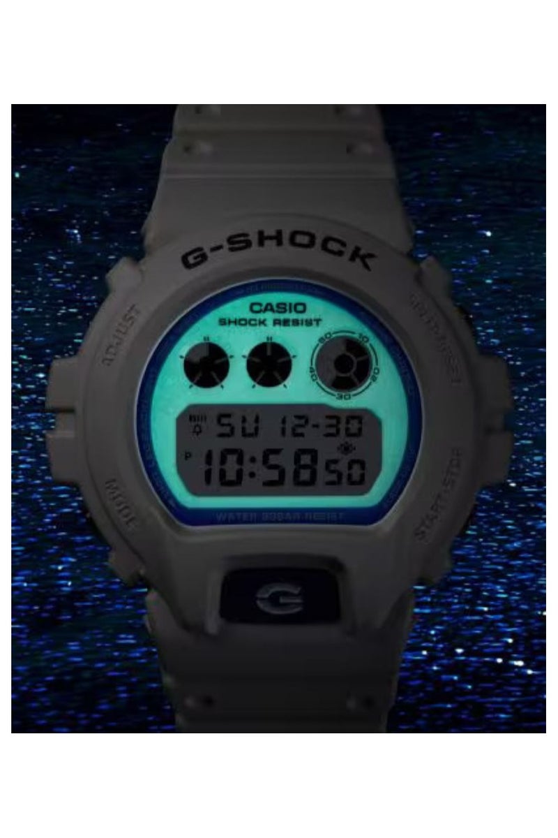 كاسيو ساعة كاسيو جي-شوك ​​DW-6900HDS-7 هيدن جلو فول 2 - فانتاستيك فور إصدار محدود، قرص أزرق متوهج، سوبر إلوميناتور - Image 2