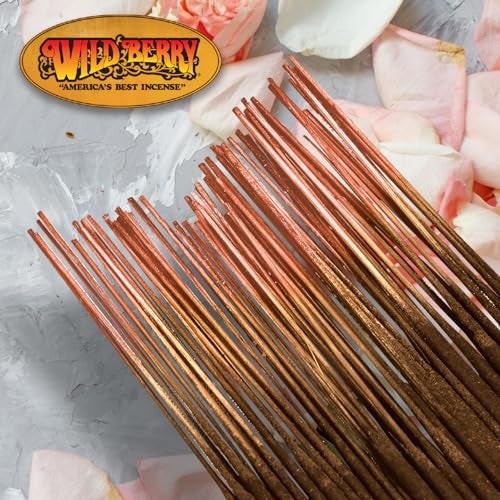 Wild Berry Incense Sticks - Rose - Exquisite Fragrance with Geranium and Spice - Hand Dipped in The USA (100 Count) - Image 2