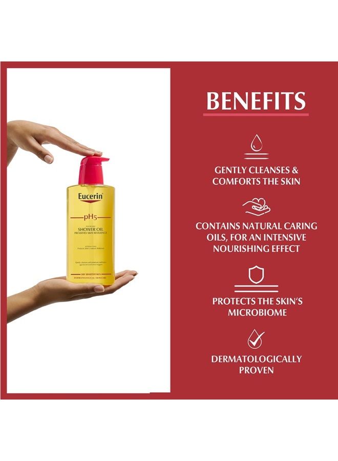 Eucerin pH5 Shower Oil 400ml - Image 3