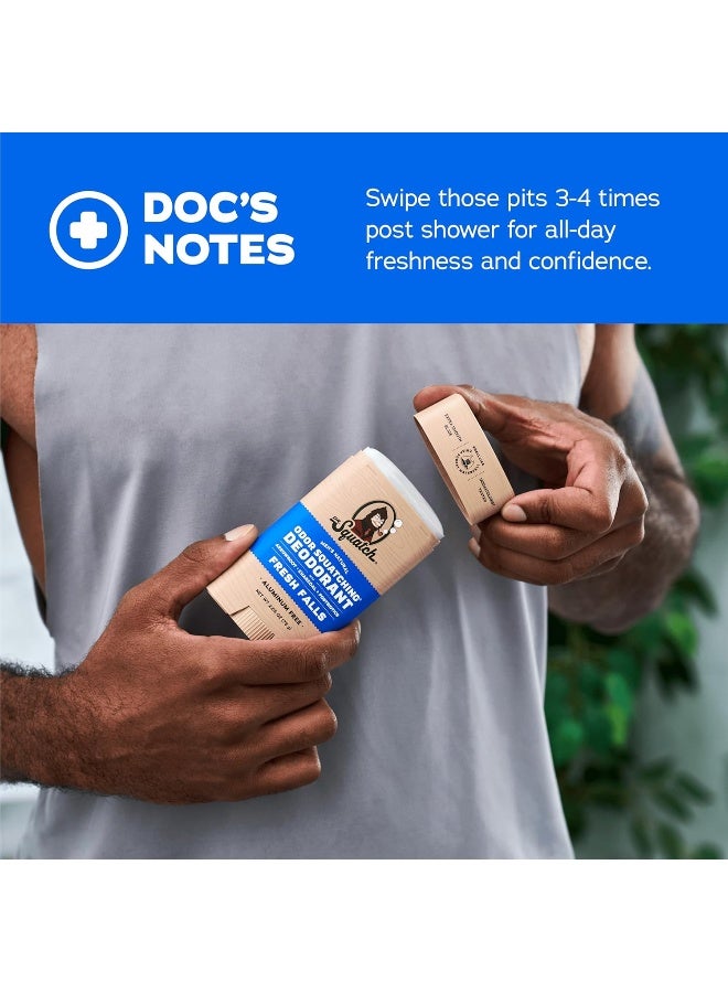 Dr. Squatch Natural Deodorant For Men 3 Pack Fresh Falls – Odor-Squatching Men'S Deodorant Aluminum Free - Image 5