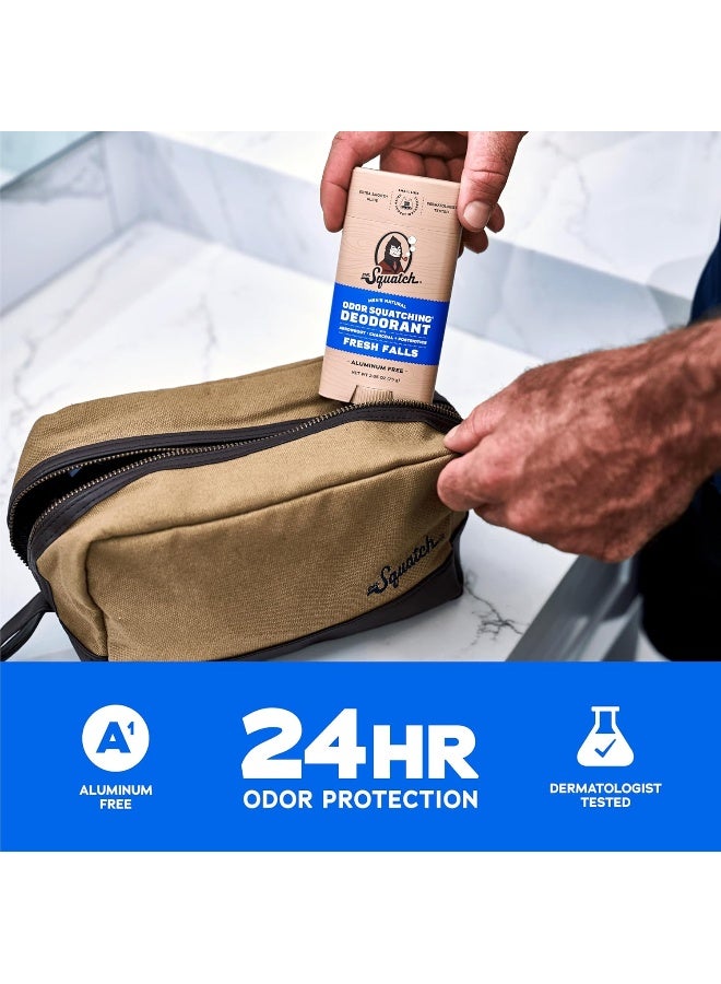 Dr. Squatch Natural Deodorant For Men 3 Pack Fresh Falls – Odor-Squatching Men'S Deodorant Aluminum Free - Image 4