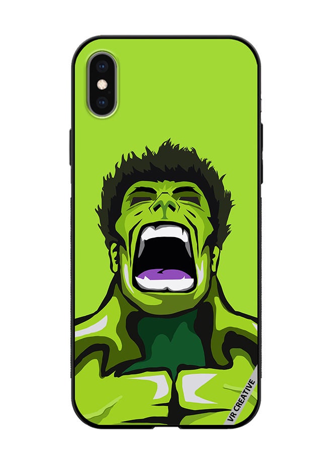 VR CREATIVE Protective Case Cover For Apple iPhone XS Max Hulk Design Multicolour - Image 1
