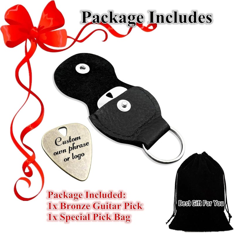 JUPPE Retirement Gifts For Grandfather, Metal Guitar Pick, I Couldn't Pick A Better Grandpa Bronze Guitar Picks & Bass Picks Music Birthday Gifts For Grandpa (I Couldn't Pick A Better Grandpa) - Image 2