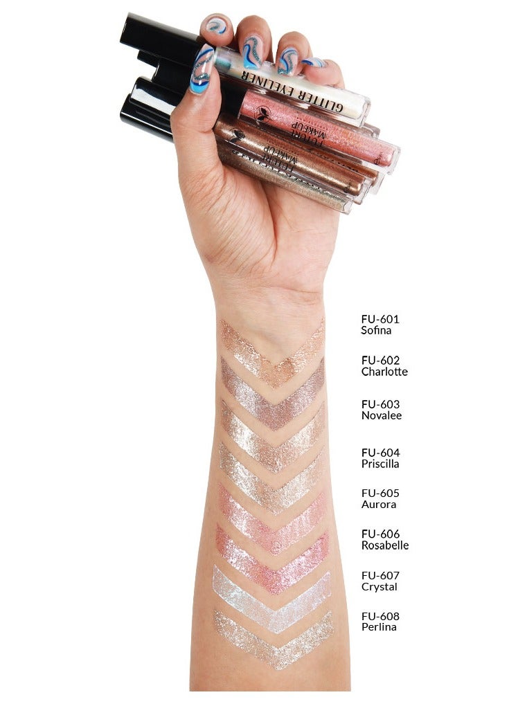 FUTURE MAKEUP Glitter Eyeliner - FU-601 - Image 3
