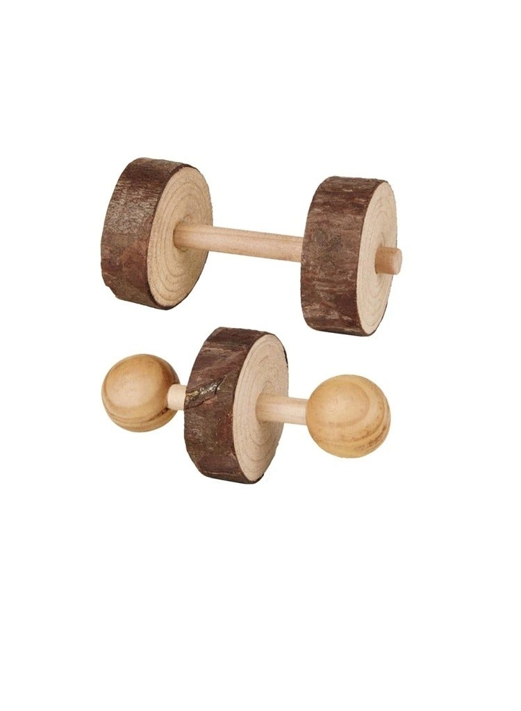 تريكسي طقم دمبل أرنب خشبي من تريكسي للحيوانات الأليفة الصغيرة - Image 2