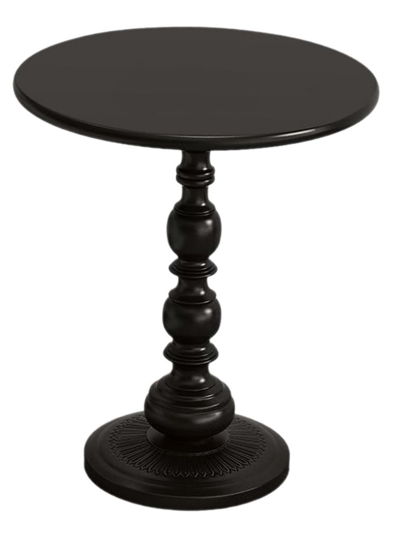 DubaiGallery Sofa Side Table Sofa Side Table Iron Vintage Bedside Antique Small Round Table Balcony Small Coffee Table Design Living Room End Table for Couch  - Image 1