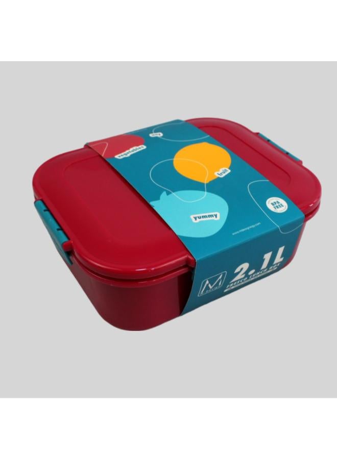 m-design Fuchsia/Teal Fresco Lunch Box - 2.1 L