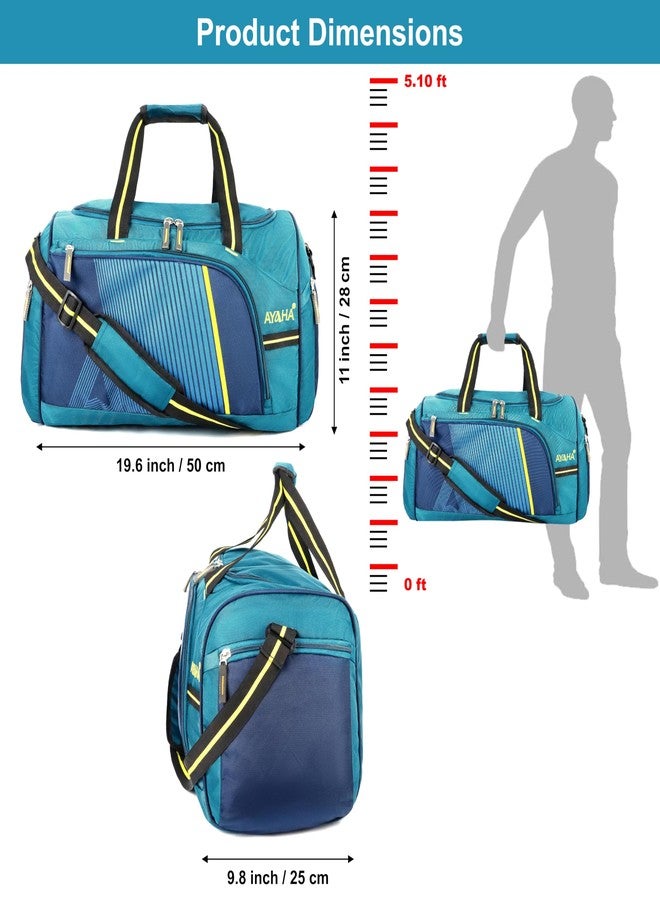 Ayaha Travel Bag, Weekender Duffle Bag, Luggage Bag for Travelling, Cabin Bag with Adjustable Long Strap, Multi Pockets & Light Weight to Carry (50x26x30cm) 39 Liter - Image 4