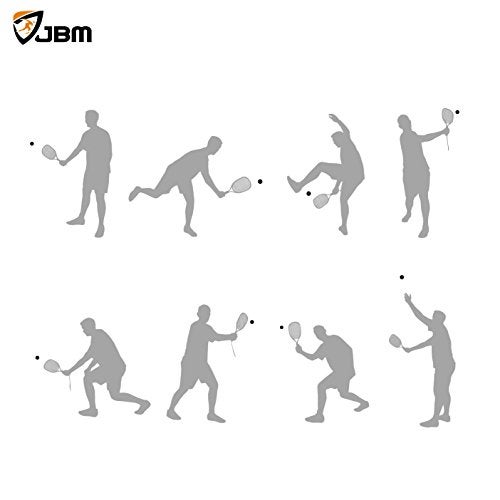 JBM Racquetball Squash 5.5cm / 2.17” Rubber 1 Red 1 Blue 1 Orange Balls in a Net 65-70% Rebound Rate Highly Visible for Racquetball Game Practice Training - Image 4